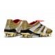 Chaussures de Football adidas Predator Accelerator FG - Or Blanc Rouge