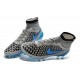 Crampon de Football Nouvelles 2015 Nike Magista Obra FG Gris Bleu Turquoise