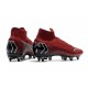 Nike Mercurial Superfly 6 Elite SG-PRO Anti Clog Rouge Noir