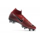 Nike Mercurial Superfly 6 Elite SG-PRO Anti Clog Rouge Noir