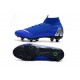 Nike Mercurial Superfly 6 Elite SG-PRO Anti Clog Bleu Argent