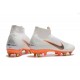 Nike Mercurial Superfly 6 Elite SG-PRO Anti Clog Blanc Orange