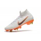 Nike Mercurial Superfly 6 Elite SG-PRO Anti Clog Blanc Orange