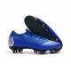 Nike Crampons Mercurial Vapor XII Elite Anti-Clog SG-Pro Bleu Argent