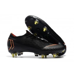Nike Crampons Mercurial Vapor XII Elite Anti-Clog SG-Pro Noir Orange