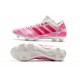 adidas Nemeziz Messi 18.1 FG Chaussures - Rose Blanc
