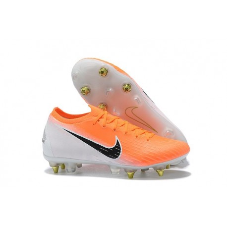 Nike Mercurial Vapor 12 SG-Pro AC Homme - Orange Noir