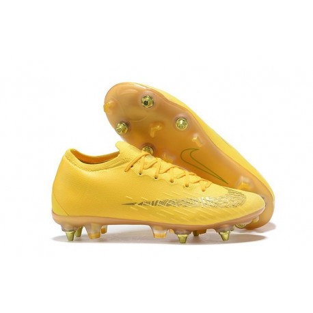 Nike Mercurial Vapor 12 SG-Pro AC Homme - Jaune