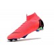 Chaussures Nike Superfly 6 Elite FG pour Homme - Rose Noir