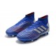 Chaussure adidas Predator 19.1 FG Homme - Bleu Argent