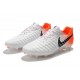 Chaussure Football Nike Tiempo Legend VII FG - Blanc Orange Noir