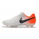 Chaussure Football Nike Tiempo Legend VII FG - Blanc Orange Noir