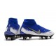 Nike Phantom VSN Elite DF SG-Pro AC Bleu Blanc Argent