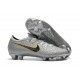 Nike Mercurial Vapor XII Elite FG Crampons de Football - Argent Noir