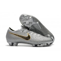 Nike Mercurial Vapor XII Elite FG Crampons de Football - Argent Noir