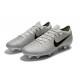 Nike Mercurial Vapor XII Elite FG Crampons de Football - Argent Noir