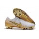 Nike Mercurial Vapor XII Elite FG Crampons de Football - Blanc Or