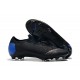 Nike Mercurial Vapor XII Elite FG Crampons de Football - Noir Bleu