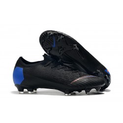 Nike Mercurial Vapor XII Elite FG Crampons de Football - Noir Bleu