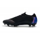 Nike Mercurial Vapor XII Elite FG Crampons de Football - Noir Bleu