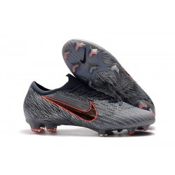 Nike Mercurial Vapor XII Elite FG Crampons de Football - Gris Bleu