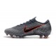 Nike Mercurial Vapor XII Elite FG Crampons de Football - Gris Bleu
