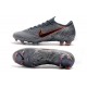 Nike Mercurial Vapor XII Elite FG Crampons de Football - Gris Bleu