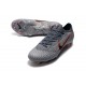 Nike Mercurial Vapor XII Elite FG Crampons de Football - Gris Bleu