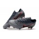 Nike Mercurial Vapor XII Elite FG Crampons de Football - Gris Bleu