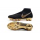 Nike Phantom Vsn Elite DF FG Crampons de Foot - Noir Or