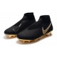 Nike Phantom Vsn Elite DF FG Crampons de Foot - Noir Or