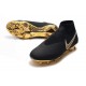 Nike Phantom Vsn Elite DF FG Crampons de Foot - Noir Or