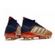 Chaussure adidas Predator 19.1 FG Homme - Or Rouge Argent