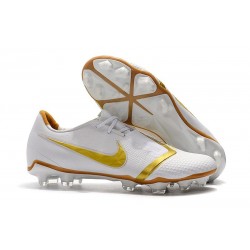 Chaussures Nouvelle Nike Phantom Venom Elite FG Blanc Or