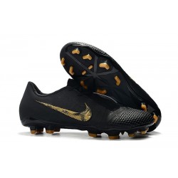 Chaussures Nouvelle Nike Phantom Venom Elite FG Noir Or