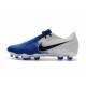 Chaussures Nouvelle Nike Phantom Venom Elite FG Blanc Bleu Noir