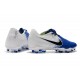 Chaussures Nouvelle Nike Phantom Venom Elite FG Blanc Bleu Noir