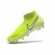 Nike Phantom Vsn Elite DF FG Crampons de Foot - Volt Blanc