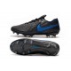 Chaussure Nike Tiempo Legend VIII Elite FG Homme - Noir Bleu