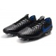Chaussure Nike Tiempo Legend VIII Elite FG Homme - Noir Bleu