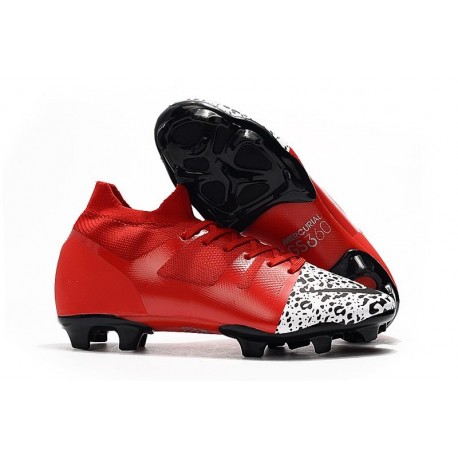 Nike Chaussures Mercurial GS GreedSpeed 360 Rouge Blanc Noir