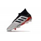 Chaussure adidas Predator 19.1 FG Homme - Argent Noir