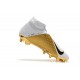Chaussures de Football Nike Phantom Vision Elite DF FG Blanc Or Noir