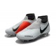Chaussures de Football Nike Phantom Vision Elite DF FG Gris Rouge