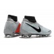 Chaussures de Football Nike Phantom Vision Elite DF FG Gris Rouge