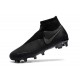 Chaussures de Football Nike Phantom Vision Elite DF FG Tout Noir