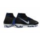 Chaussures de Football Nike Phantom Vision Elite DF FG Noir Bleu