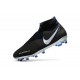 Chaussures de Football Nike Phantom Vision Elite DF FG Noir Bleu