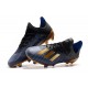 Chaussures adidas X 19.1 FG Noir Or Bleu