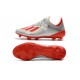 Chaussures adidas X 19.1 FG Silver Metallic Hi-Res-Red White
